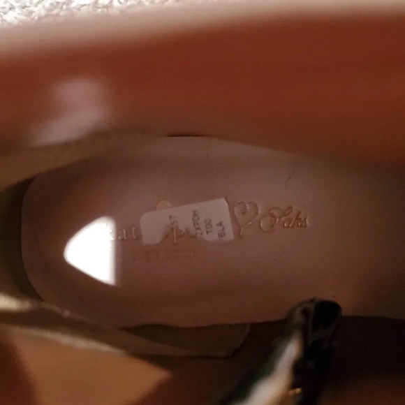 NWOB Kate Spade x Saks Leopard Print Fringe Calfhair Ankle Booties 6.5M - Picture 8 of 8